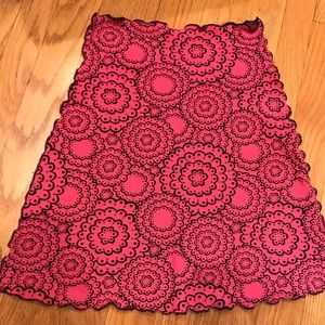 Haystacks skirt pink and black